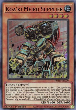 Image of Koa'ki Meiru Supplier (ROTD-EN030) - Rise of the Duelist 1st Edition