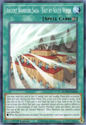 Image of Ancient Warriors Saga - East-by-South Winds (ROTD-EN060) - Rise of the Duelist 1st Edition