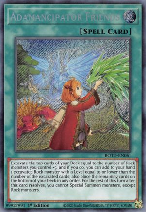Image of Adamancipator Friends (ROTD-EN061) - Rise of the Duelist 1st Edition