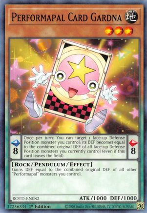 Image of Performapal Card Gardna (ROTD-EN082) - Rise of the Duelist 1st Edition
