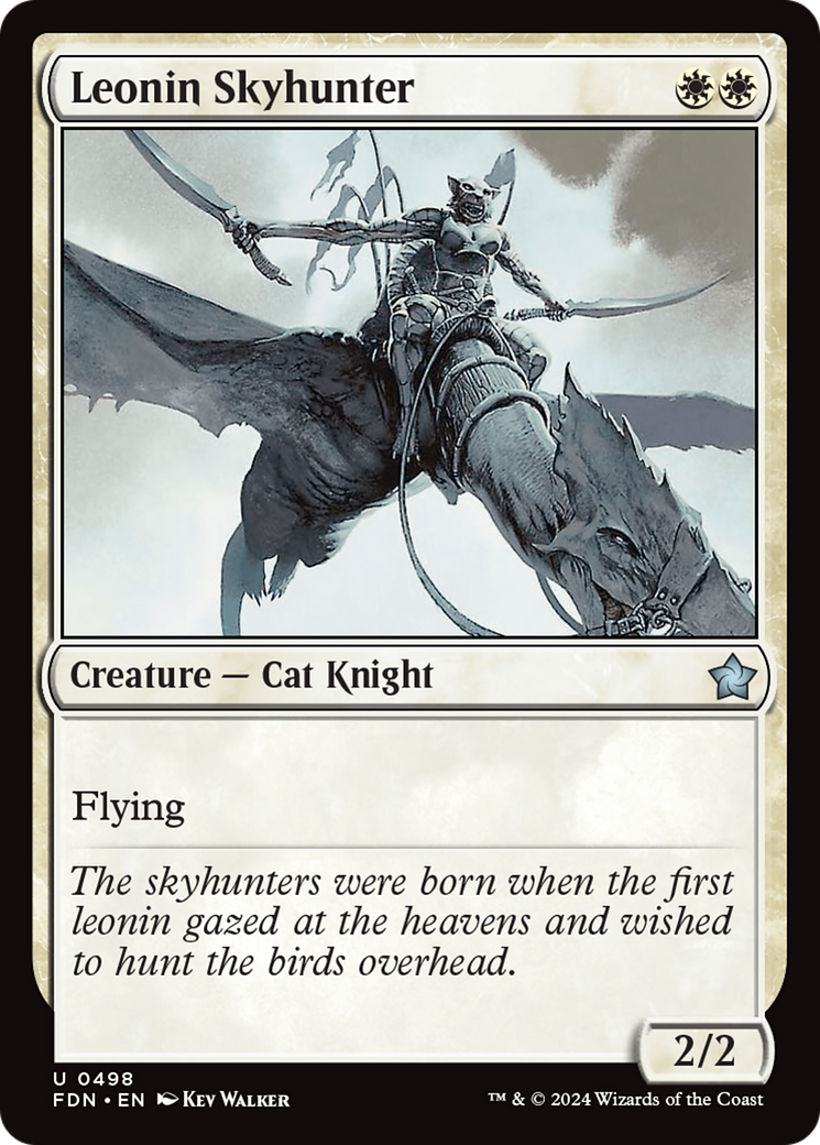 Image of Leonin Skyhunter (FDN-498) - Foundations