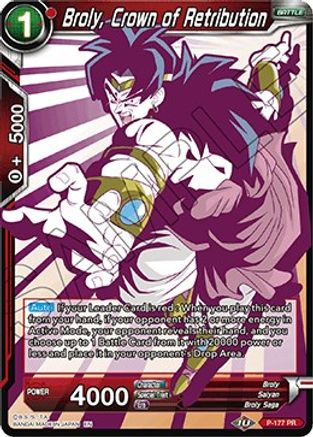 Image of Broly, Crown of Retribution (Alternate Art) (P-177) - Special Anniversary Set 2020