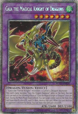 Image of Gaia the Magical Knight of Dragons (Starlight Rare) (ROTD-EN037) - Rise of the Duelist 1st Edition