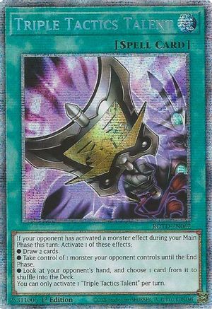 Image of Triple Tactics Talent (Starlight Rare) (ROTD-EN062) - Rise of the Duelist 1st Edition