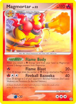 Image of Magmortar 031/132  - Holofoil Deck Exclusives - Holo Rare