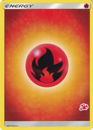 Image of Fire Energy (#12 Charizard Stamped)  Battle Academy - Promo