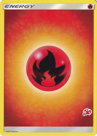 Image of Fire Energy (#22 Charizard Stamped)  Battle Academy - Promo
