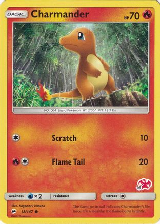 Image of Charmander 018/147  Battle Academy - Promo