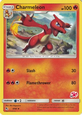 Image of Charmeleon 008/068  Battle Academy - Promo