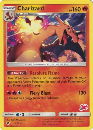 Image of Charizard 003/70  Battle Academy - Promo