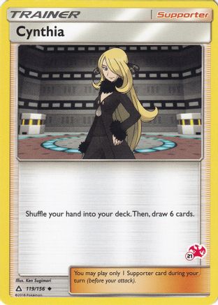 Image of Cynthia 119/156  Battle Academy - Promo