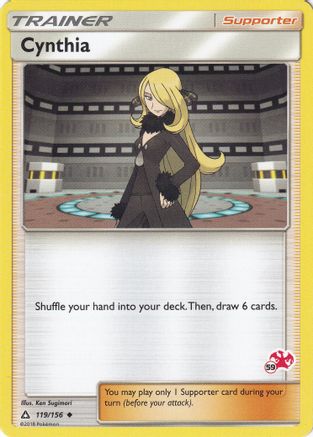 Image of Cynthia 119/156  Battle Academy - Promo