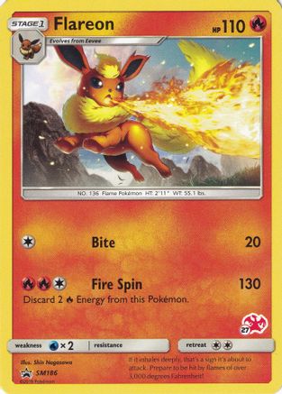 Image of Flareon SM186  Battle Academy - Promo
