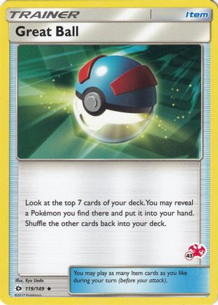 Image of Great Ball - 119/149 (#43 Charizard Stamped)/149  Battle Academy - Promo