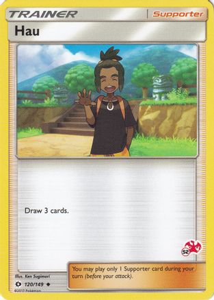 Image of Hau - 120/149 (#52 Charizard Stamped)/149  Battle Academy - Promo