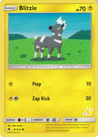 Image of Blitzle 081/214  Battle Academy - Promo