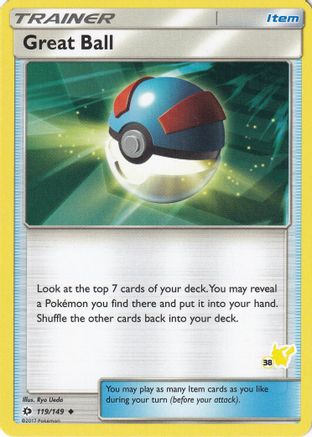 Image of Great Ball (# Pikachu Stamped) 119/149  Battle Academy - Promo