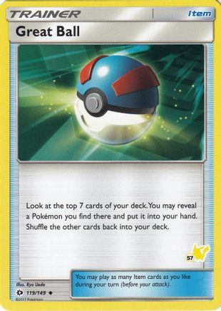 Image of Great Ball - 119/149 (#57 Pikachu Stamped)/149  Battle Academy - Promo