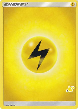 Image of Lightning Energy (#9 Pikachu Stamped)  Battle Academy - Promo