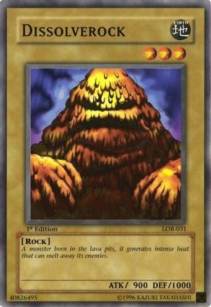 Image of Dissolverock (LOB-031) - The Legend of Blue Eyes White Dragon Unlimited