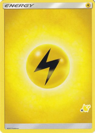 Image of Lightning Energy (#10 Pikachu Stamped)  Battle Academy - Promo