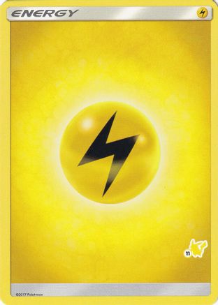 Image of Lightning Energy (#11 Pikachu Stamped)  Battle Academy - Promo