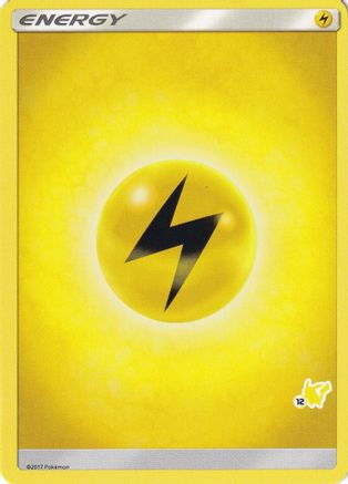 Image of Lightning Energy (#12 Pikachu Stamped)  Battle Academy - Promo