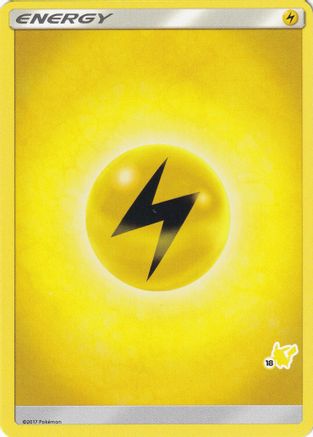 Image of Lightning Energy (#18 Pikachu Stamped)  Battle Academy - Promo