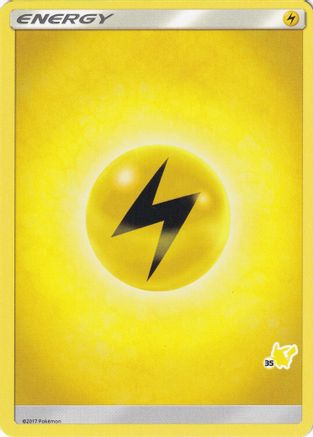 Image of Lightning Energy (#35 Pikachu Stamped)  Battle Academy - Promo