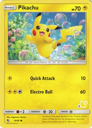 Image of Pikachu 019/068  Battle Academy - Promo