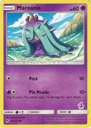 Image of Mareanie 105/214  Battle Academy - Promo