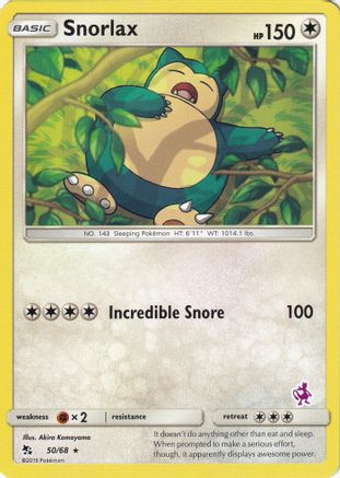 Image of Snorlax 050/68  Battle Academy - Promo