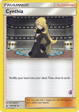 Image of Cynthia (Mewtwo Stamped) 119/156  Battle Academy - Promo