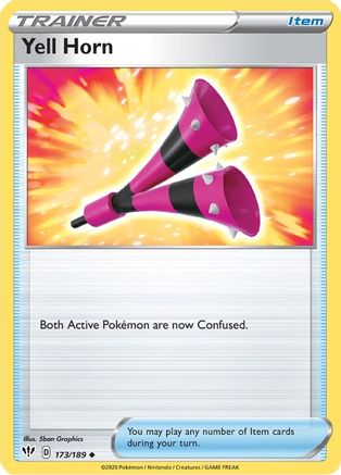 Image of Yell Horn 173/189  SWSH03 Darkness Ablaze - Uncommon