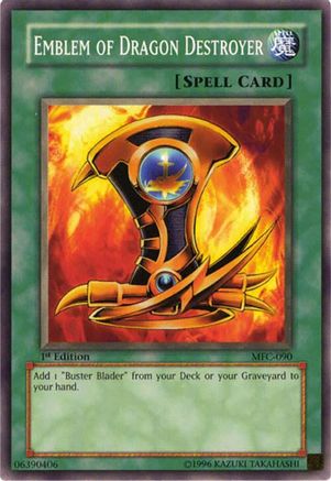 Image of Emblem of Dragon Destroyer (MFC-090) - Magician's Force 1st Edition