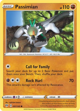 Image of Passimian 097/189  SWSH03 Darkness Ablaze - Common