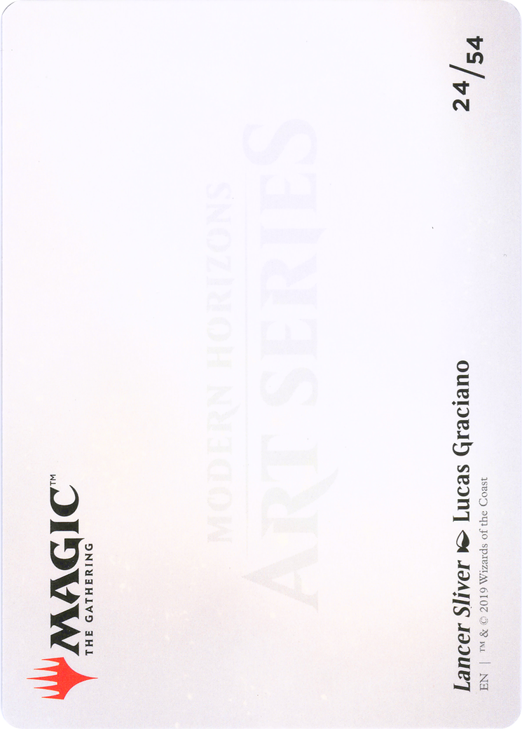Image of Lancer Sliver // Lancer Sliver (AMH1-024) - Modern Horizons Art Series (Borderless)