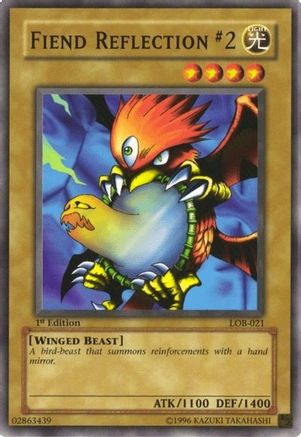 Image of Fiend Reflection #2 (LOB-021) - The Legend of Blue Eyes White Dragon 1st Edition