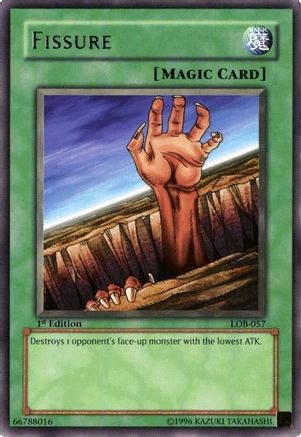 Image of Fissure (LOB-057) - The Legend of Blue Eyes White Dragon Unlimited