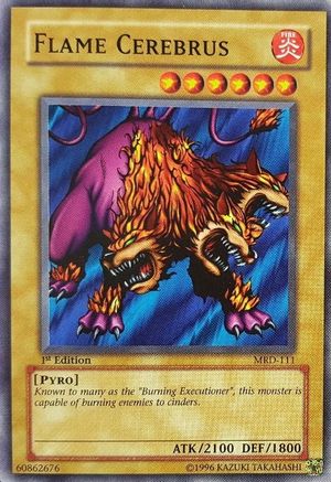 Image of Flame Cerebrus (MRD-111) - Metal Raiders 1st Edition