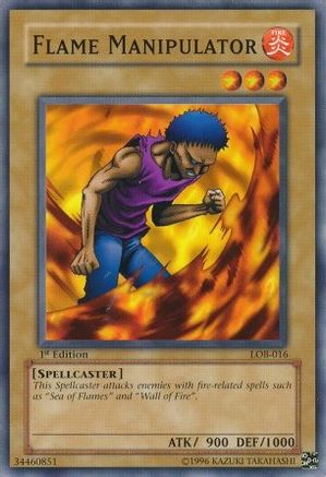 Image of Flame Manipulator (LOB-016) - The Legend of Blue Eyes White Dragon Unlimited