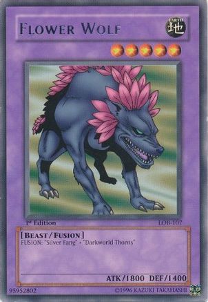 Image of Flower Wolf (LOB-107) - The Legend of Blue Eyes White Dragon Unlimited