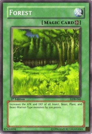 Image of Forest (LOB-046) - The Legend of Blue Eyes White Dragon 1st Edition