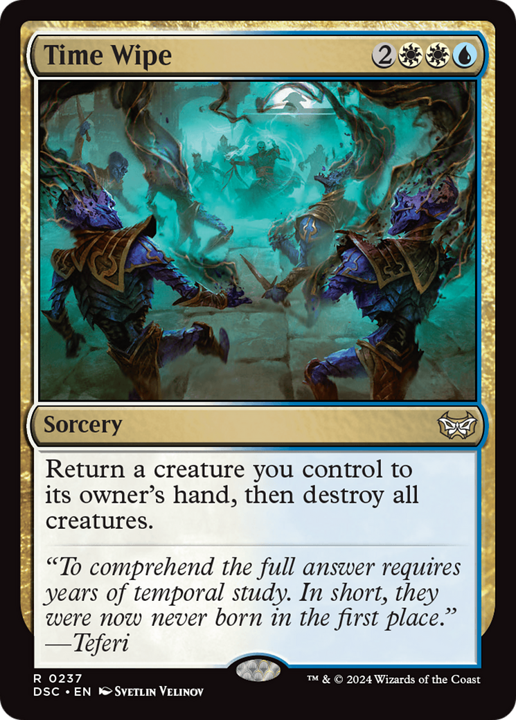 Image of Time Wipe (DSC-237) - Duskmourn: House of Horror Commander