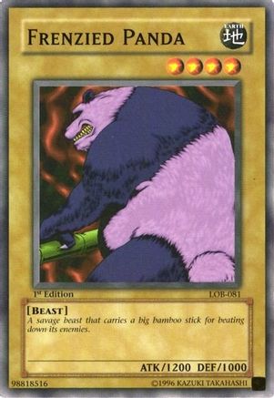 Image of Frenzied Panda (LOB-081) - The Legend of Blue Eyes White Dragon Unlimited