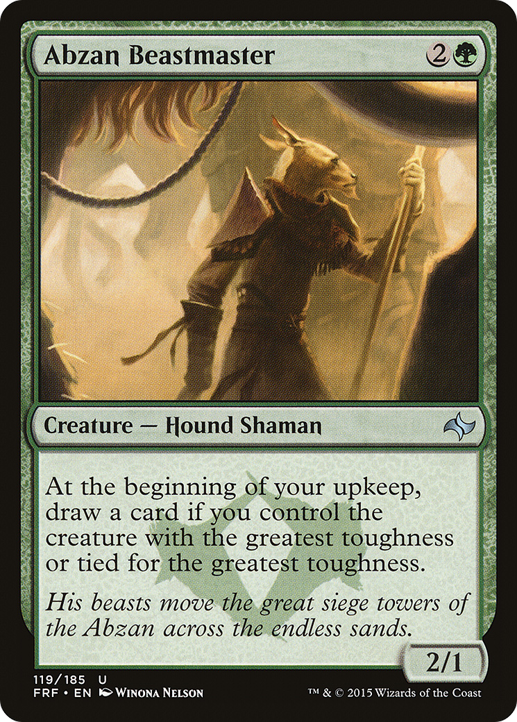 Image of Abzan Beastmaster (FRF-119) - Fate Reforged