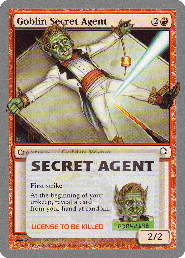 Image of Goblin Secret Agent (UNH-079) - Unhinged Foil