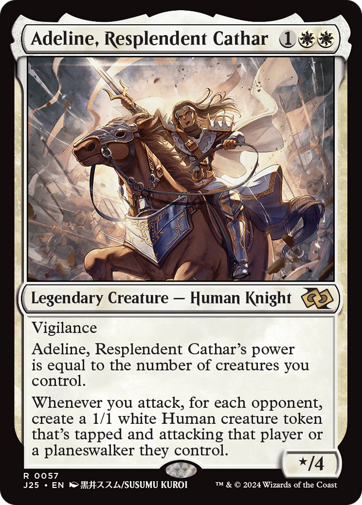 Image of Adeline, Resplendent Cathar (Anime) (J25-057) - Foundations Jumpstart