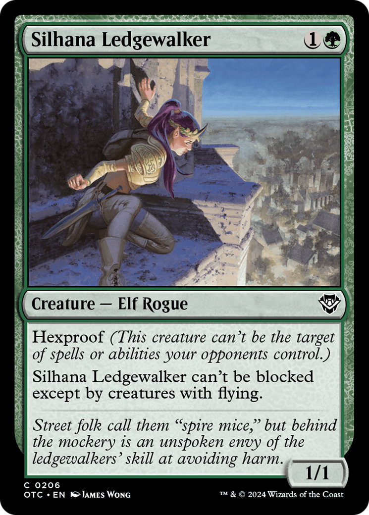 Image of Silhana Ledgewalker (OTC-206) - Outlaws of Thunder Junction Commander