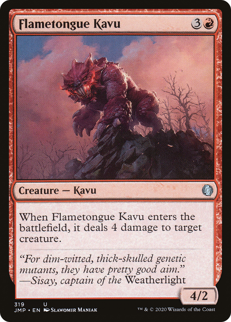 Image of Flametongue Kavu (JMP-319) - Jumpstart